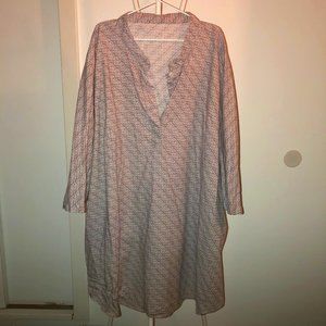 SLEEPSHIRT SLEEP SHIRT 100% COTTON HAND MADE CUSTOM 3X / 4X NWOT